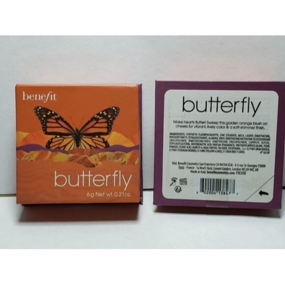 Benefit Cosmetics Blush BUTTERFLY Full Size 0.21oz - Picture 1 of 6